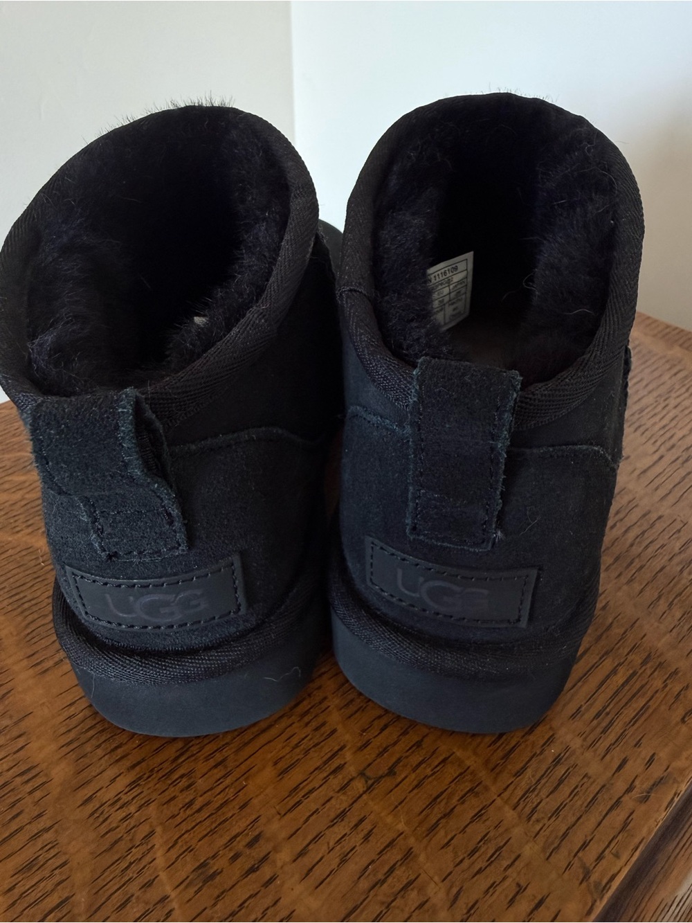 UGG Suede Black Cozy Booties - Picture 4 of 6
